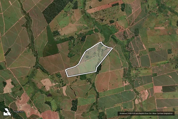 Imagem de satélite de FAZENDA SÃO SIMEÃO - Parte 2 em São João de Iracema - SP