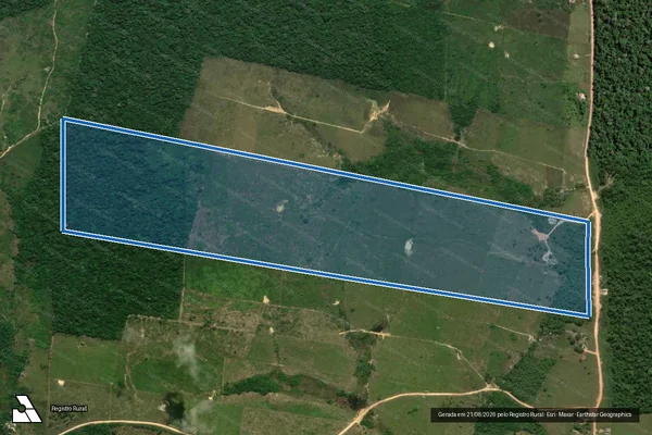 Imagem de satélite de LOTE 147 ? SÍTIO CANOÉ