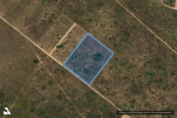 Imagem de satélite de FAZENDA BELO HORIZONTE / GLEBA 02 / LT 16/QD B em Vitória da Conquista - BA