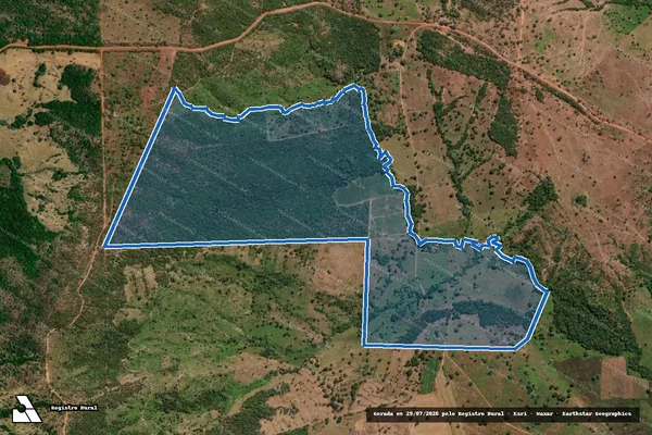 Imagem de satélite de Fazenda Bom Sossego, constituída por parte do lote 05, do Lotº Bom Sossego, Gleba 03-C - PARCELA_02 em Barrolândia - TO