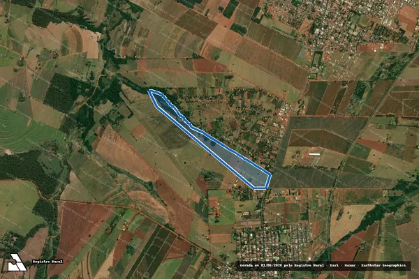 Imagem de satélite de Lote de terras sob nº 41 - Parcela 1 em Cruzeiro do Sul - PR