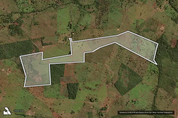 Imagem de satélite de FAZENDA BURITI VERDE - GLEBA 39 em Formosa da Serra Negra - MA