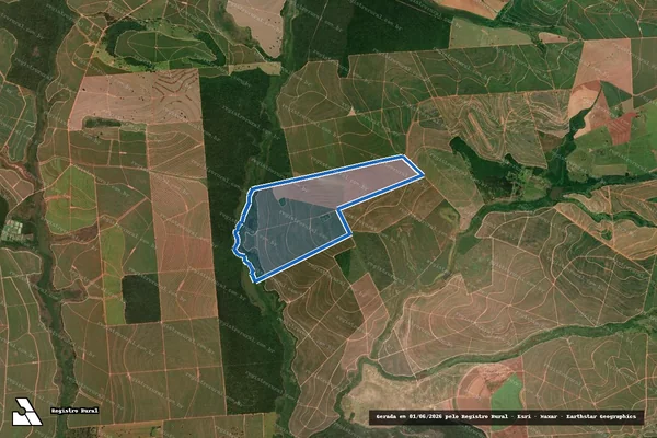 Imagem de satélite de Fazenda Grande Sol - Fazenda Grande Sol em Quatá - SP