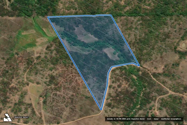 Imagem de satélite de FAZENDA CAMPO COMPRIDO E MONTE ALEGRE - LOTE 27 em Cuité - PB