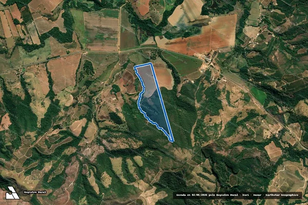 Imagem de satélite de FAZENDA LIMEIRA - PARCELA 03 em Carmo do Rio Claro - MG