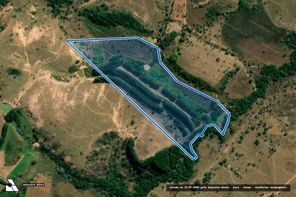 Imagem de satélite de FAZENDA SERRA DA SAUDADE - Parte 1 em Serra da Saudade - MG