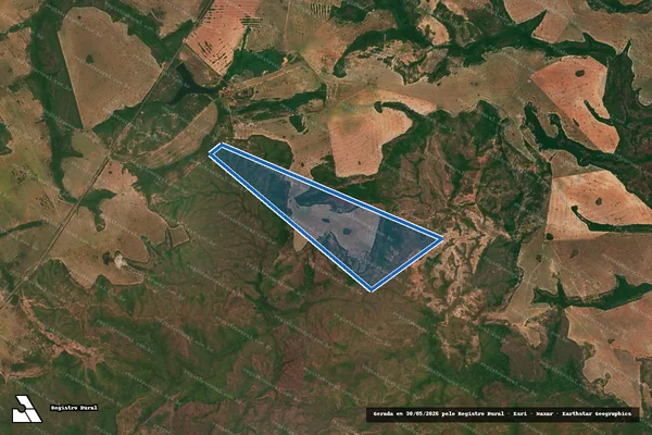 Imagem de satélite de Fazenda Fortaleza III - Área V em Barra do Garças - MT