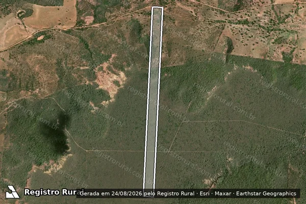 Imagem de satélite de FAZENDA SÃO PEDRO - LOTE 06 em Quijingue - BA