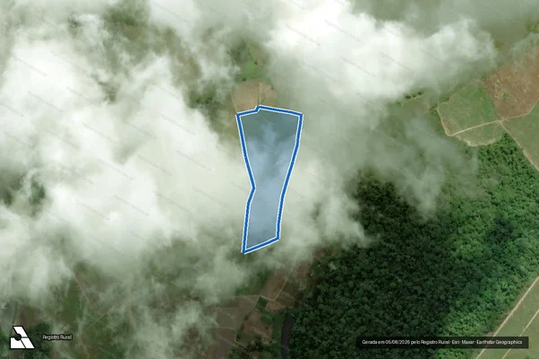 Imagem de satélite de FAZENDA CURRAL GRANDE - Perímetro 20 em Itapororoca - PB