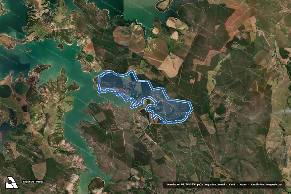 Imagem de satélite de FAZENDA DIAMANTE - FAZENDA DIAMANTE em Pompéu - MG