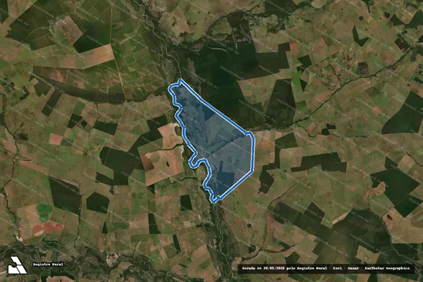 Imagem de satélite de Fazenda Dourado - Fazenda Dourado em Santa Rita do Pardo - MS