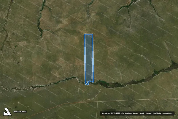 Imagem de satélite de Fazenda Jatobá em Coribe - BA