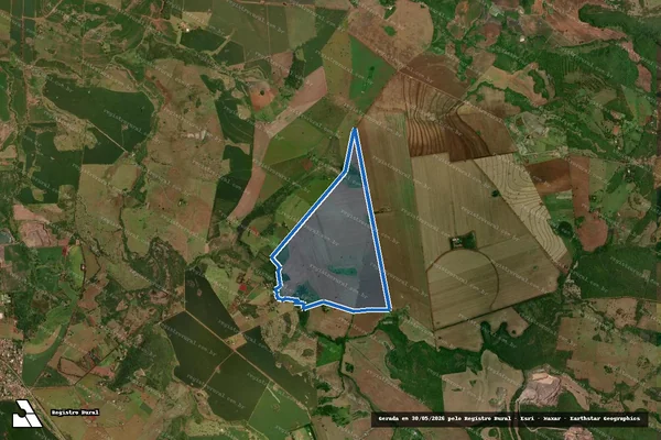Imagem de satélite de Fazenda Piraputanga em Terenos - MS