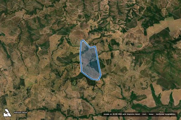 Imagem de satélite de FAZENDA SANTA HELENA - Parte 1 em Nova Xavantina - MT