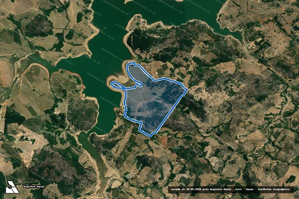 Imagem de satélite de Fazenda Belém - Parcela 1 em Coqueiral - MG
