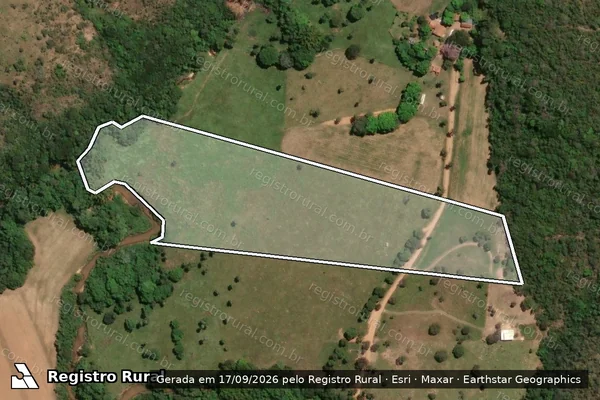 Imagem de satélite de FAZENDA SÃO BERNARDO - PARCELA 02 em Patrocínio - MG