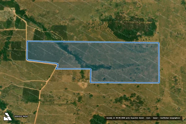 Imagem de satélite de SÍTIO ALVES - LOTE 37-85 - GLEBA 04 - GLEBA RIO BRANCO - SETOR RIO BRANCO V - Parte 1 em Alta Floresta D'Oeste - RO