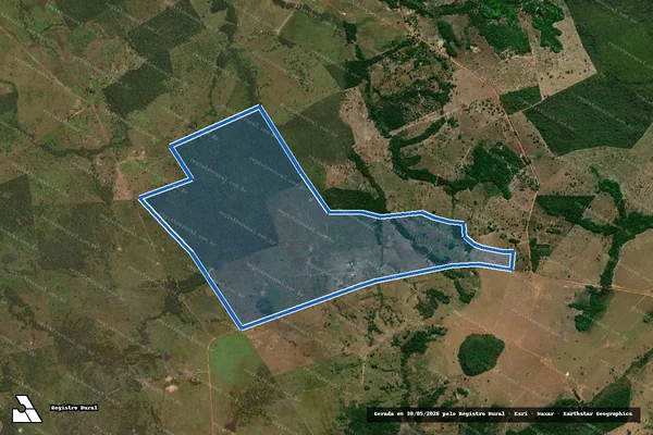 Imagem de satélite de FAZENDA BELA VISTA em Araguaína - TO