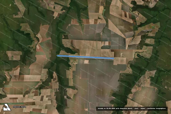 Imagem de satélite de FAZENDA ENCANTADO II - Gleba 02 em Sapezal - MT