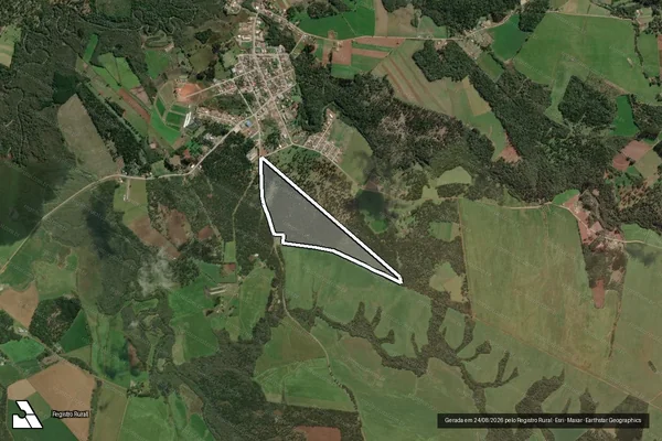 Imagem de satélite de MATRÍCULA 30639 - ÚNICA em Bela Vista do Toldo - SC