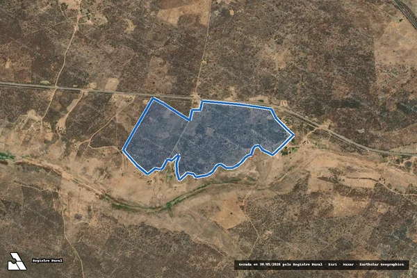 Imagem de satélite de FAZENDA ARAPUA - em Francisco Macedo - PI