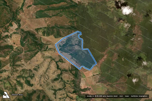 Imagem de satélite de Fazenda Bela Vista em Barra do Garças - MT