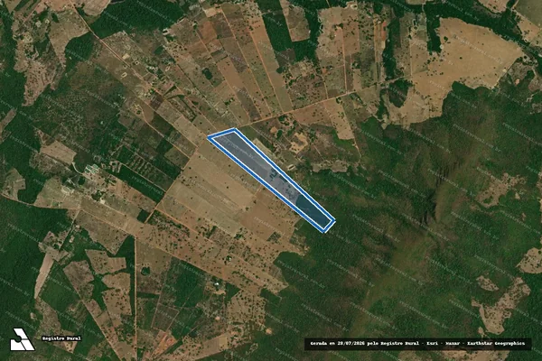 Imagem de satélite de GLEBA RESISTENCIA ? DESMEMBRAMENTO - Lote-85 em Santo Antônio de Leverger - MT