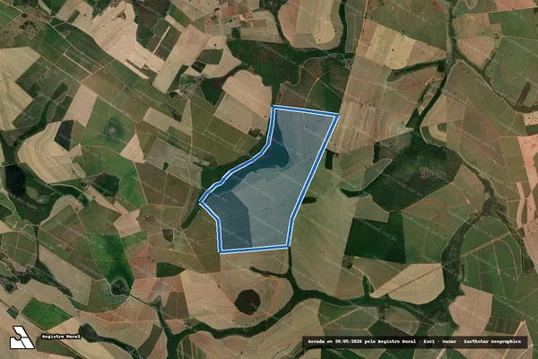 Imagem de satélite de FAZENDA SÃO DOMINGOS em Penápolis - SP