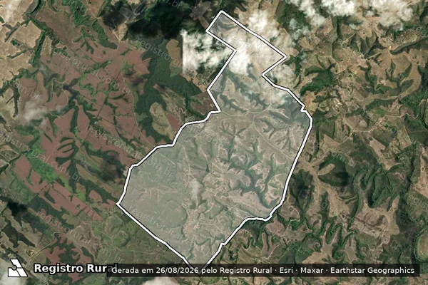 Imagem de satélite de FAZENDA PALESTINA OITEIRO BONIITO - 001 em Lagarto - SE