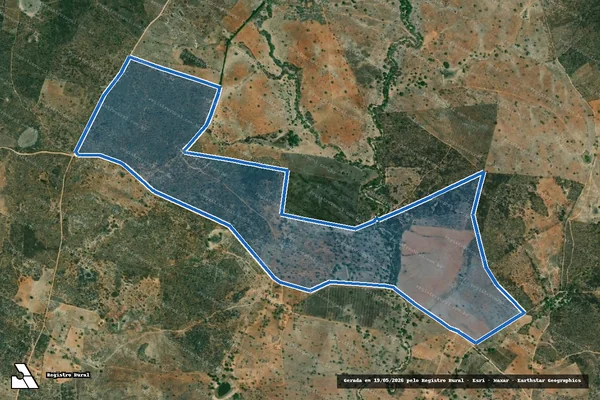 Imagem de satélite de FAZENDA SÃO FRANCISCO - GLEBA 01 em Pão de Açúcar - AL