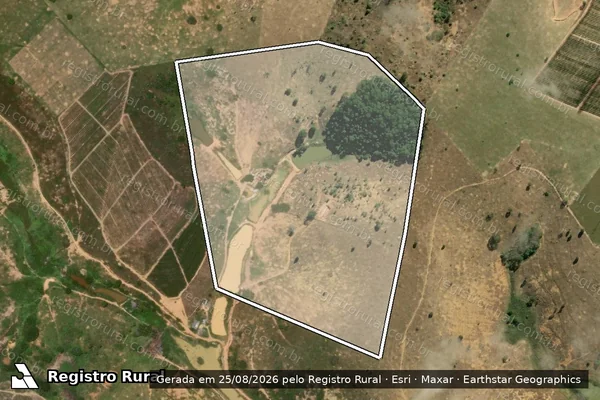 Imagem de satélite de FAZENDA AUGUSTO - Parte 1 em Nova Venécia - ES