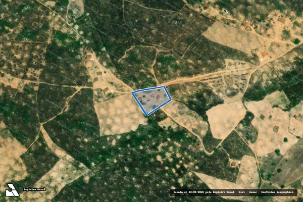 Imagem de satélite de SÍTIO LAGOA DOS MARINHEIROS ? LOTE 1457 - Parte 1 em Pereiro - CE
