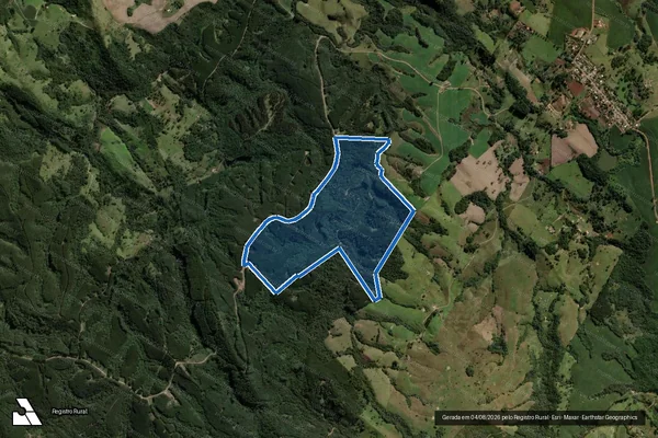 Imagem de satélite de FAZENDA BAOBA II - Gleba B em Ortigueira - PR