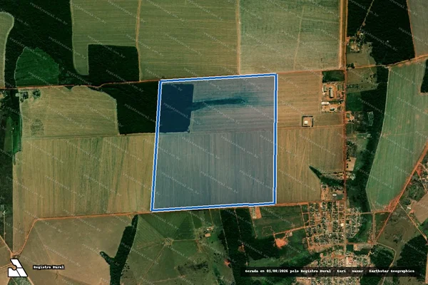 Imagem de satélite de Fazenda Nahegi III - Parcela 1 em Nova Maringá - MT