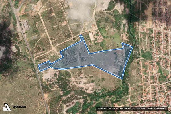 Imagem de satélite de FAZENDA SANTO ANTONIO - PARCELA 02 em Ruy Barbosa - BA