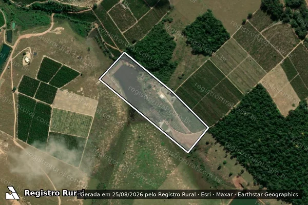 Imagem de satélite de Fazenda Três Marias - Gleba 01 em Linhares - ES