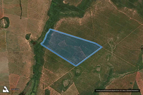 Imagem de satélite de Fazenda Rio Claro - GLEBA 01 em Arinos - MG
