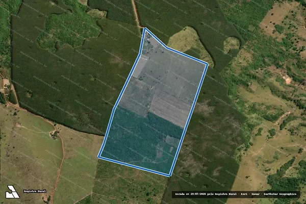 Imagem de satélite de FAZENDA SÃO JOÃO - 001 em São Francisco do Brejão - MA