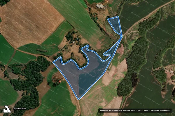 Imagem de satélite de Área II, Lote N º23, Gleba 01, Projeto De Assentamento Vitória Da União Do Paraná - Gleba 01 em Honório Serpa - PR