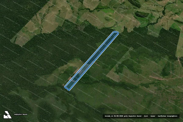 Imagem de satélite de FAZENDA BACURIZAL I, LOTE 88B/REM, GLEBA RIO BRANCO - PARTE-1 em Alta Floresta D'Oeste - RO