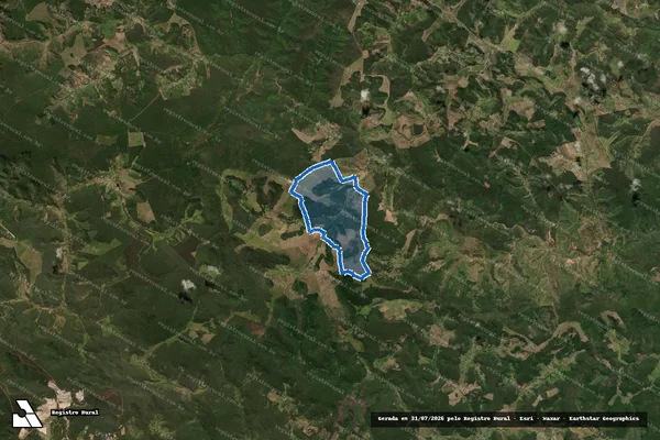 Imagem de satélite de FAZENDA BOA SORTE - Parte 2 em Divisópolis - MG