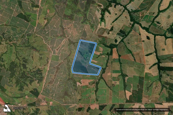 Imagem de satélite de Fazenda Santa Zina - Parte 1 em General Salgado - SP