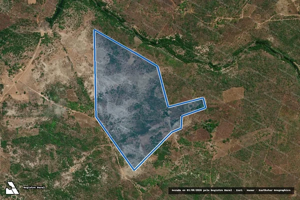 Imagem de satélite de Santa Rita Data Boa Vista - Parte 1 em Batalha - PI