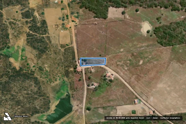 Imagem de satélite de SITIO ALTO BONITO ? LOTE 1097 - Parte 1 em Ibicuitinga - CE