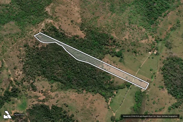 Imagem de satélite de Fazenda Santa Rosa - GLEBA 3 - DANIEL em Aimorés - MG