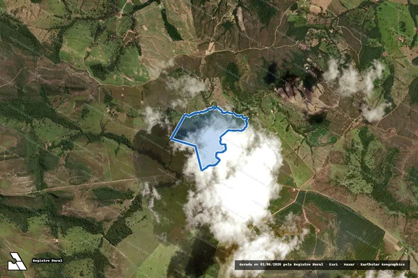 Imagem de satélite de FAZENDA MAMONEIRAS, CATINGUEIRO - Parte 1 em Corumbá de Goiás - GO