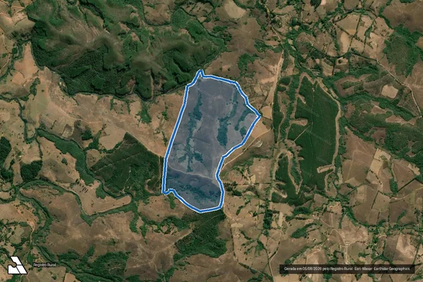 Imagem de satélite de Fazenda do Barro - Fazenda do Barro em Santana do Garambéu - MG