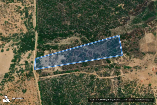 Imagem de satélite de FAZENDA ZE CARLOS - LOTE 20 em Pocinhos - PB