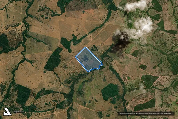 Imagem de satélite de Fazenda Chave de Ouro - Parcela 1 em Fazenda Nova - GO