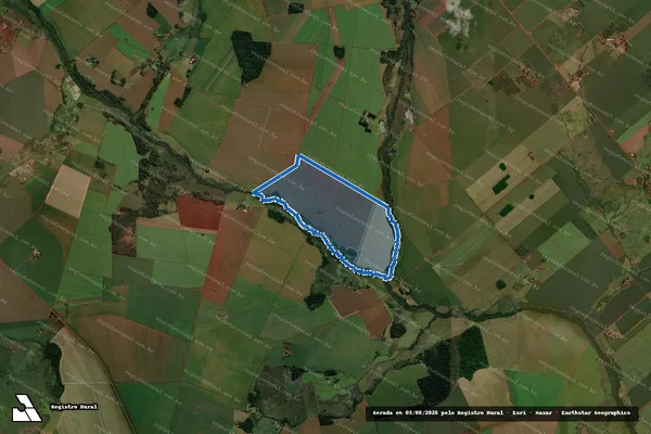 Imagem de satélite de FAZENDA NOVO HORIZONTE - PARTE 2 em Dourados - MS